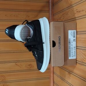 Naturino Girls Nixom Zip Leather & Nylon Sneaker Child Size 28 EU / 11 US